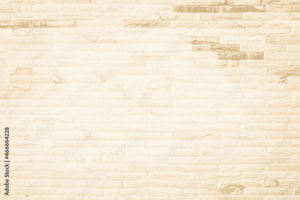 Empty background of wide cream brick wall texture. Beige old brown brick wall concrete or stone textured wallpaper backdrop. Empty background of wide cream brick wall texture. Beige old brown brick wall concrete or stone textured wallpaper backdrop.