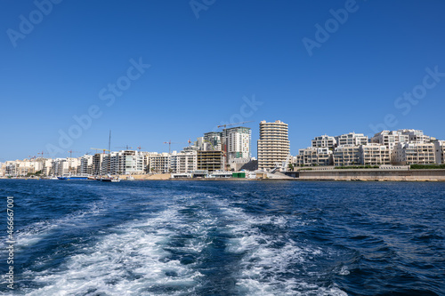 Sliema Town Skyline In Malta © Artur Bogacki