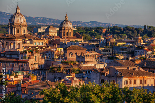 Sunset in City of Rome in Italy © Artur Bogacki