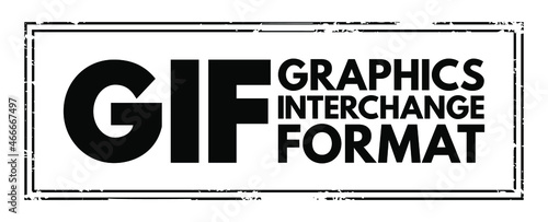 GIF - Graphics Interchange Format acronym, concept background