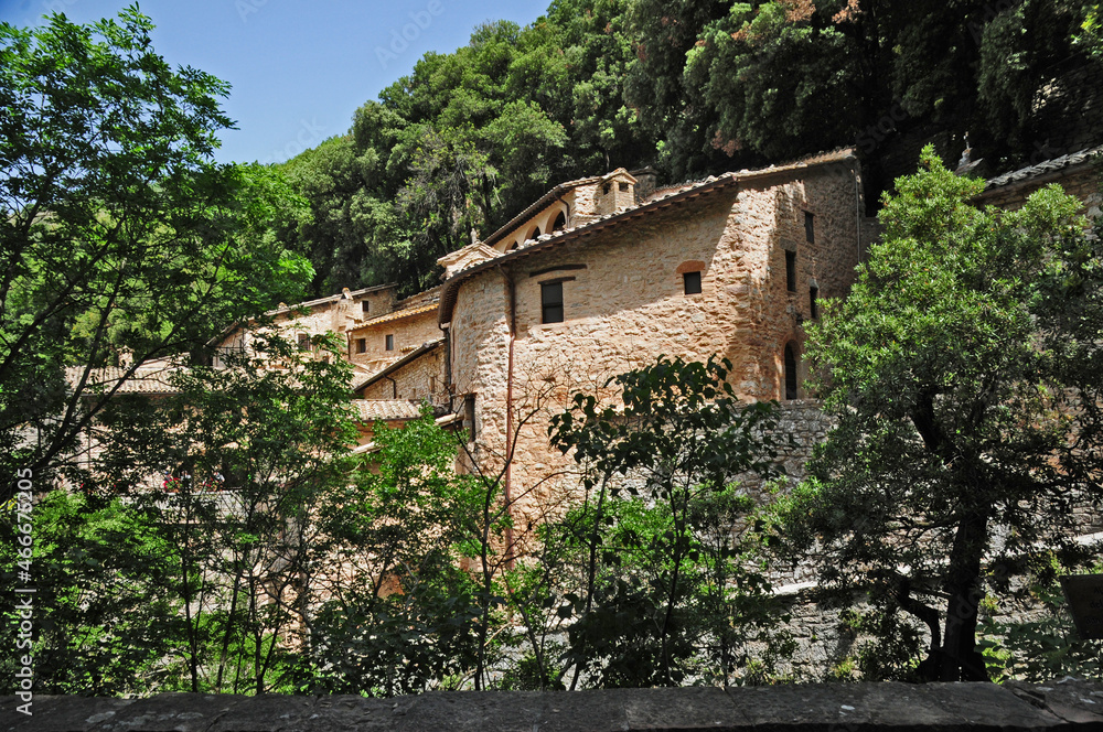 Fototapeta premium Assisi, l'Eremo delle Carceri