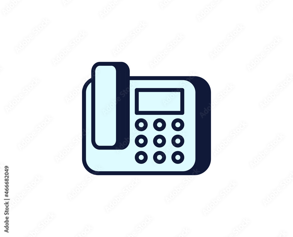 Fax line icon. Vector symbol in trendy flat style on white background. Office sing for design. Fax line icon. Vector symbol in trendy flat style on white background. Office sing for design.
