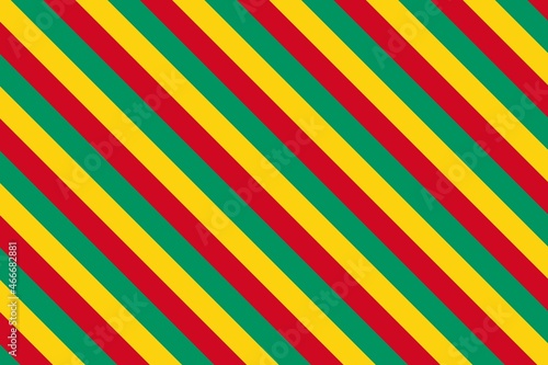 Simple geometric pattern in the colors of the national flag of Guinea