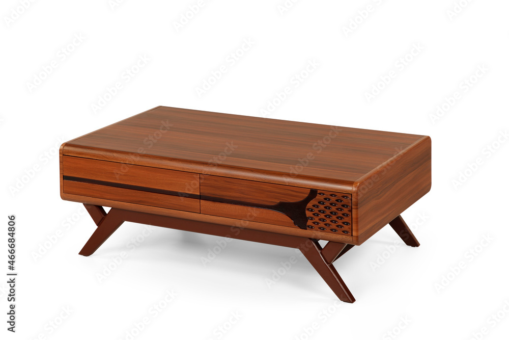 coffee table isolated on white background coffee table isolated on white background