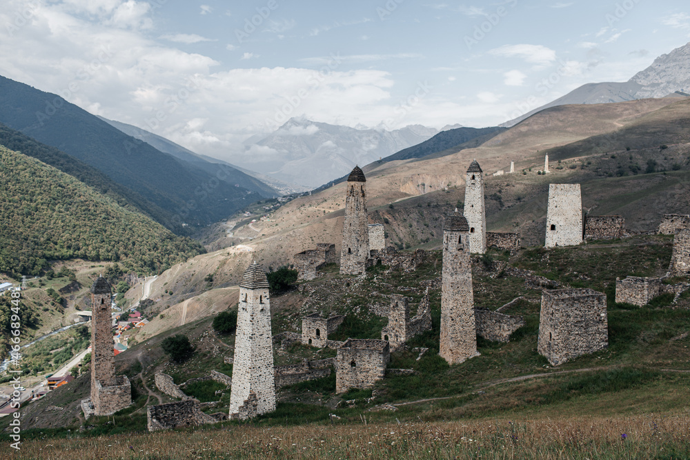 tower complexes of ingushetia, north caucasus