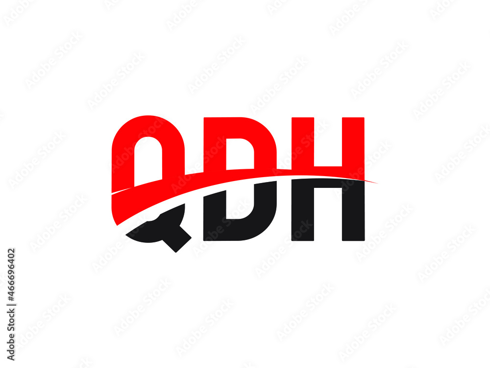 QDH Letter Initial Logo Design Vector Illustration QDH Letter Initial Logo Design Vector Illustration