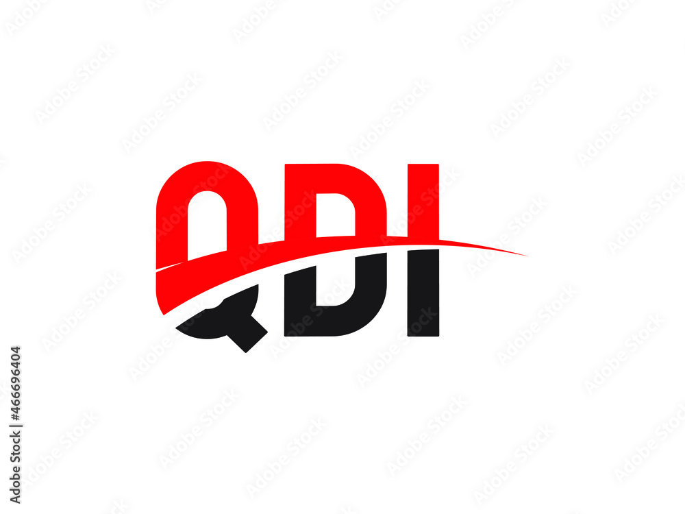 QDI Letter Initial Logo Design Vector Illustration QDI Letter Initial Logo Design Vector Illustration