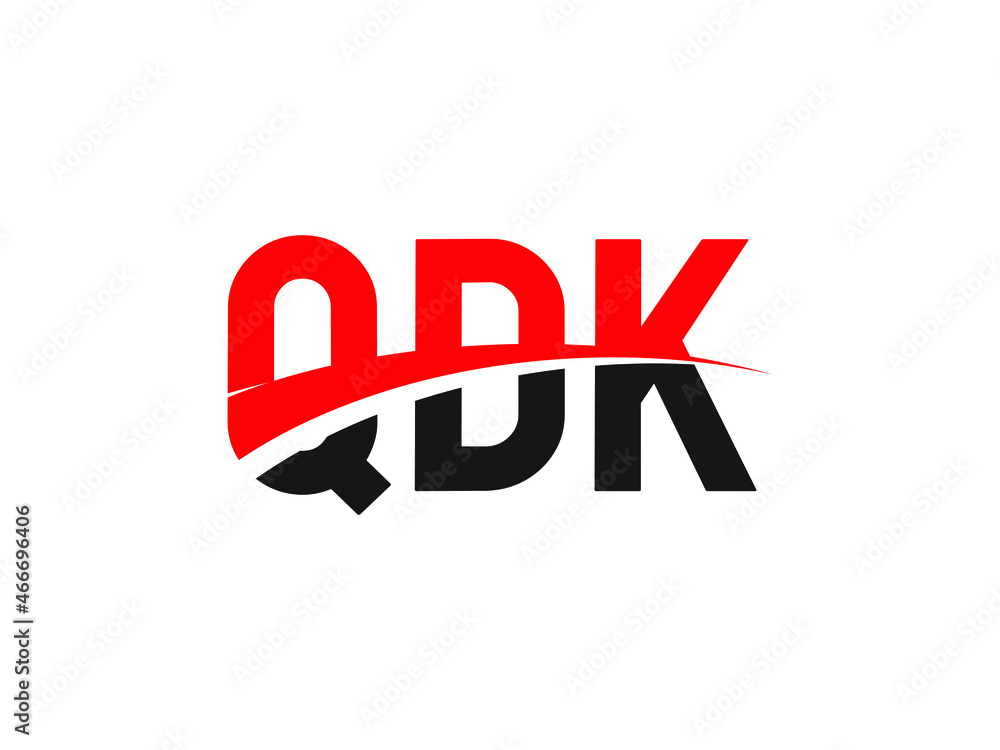 QDK Letter Initial Logo Design Vector Illustration QDK Letter Initial Logo Design Vector Illustration