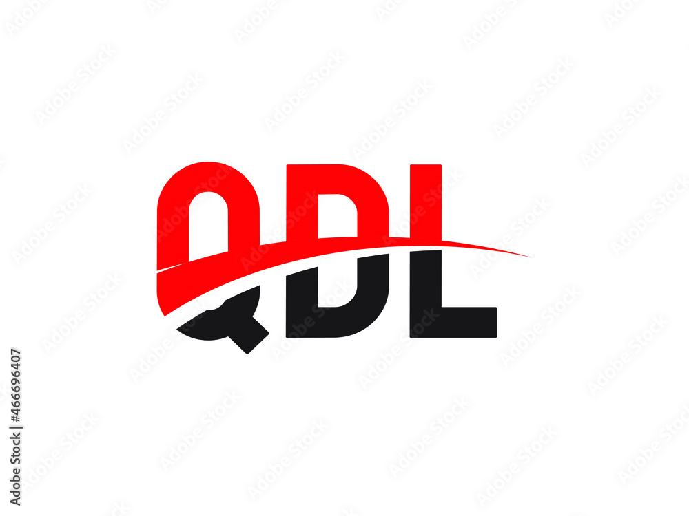 QDL Letter Initial Logo Design Vector Illustration QDL Letter Initial Logo Design Vector Illustration