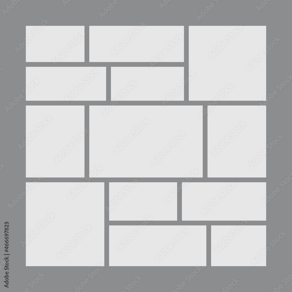 Collage photo frames templates. Vector illustration EPS10. Collage photo frames templates. Vector illustration EPS10.
