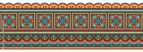 Vector abstract decorative ethnic ornamental illustration
