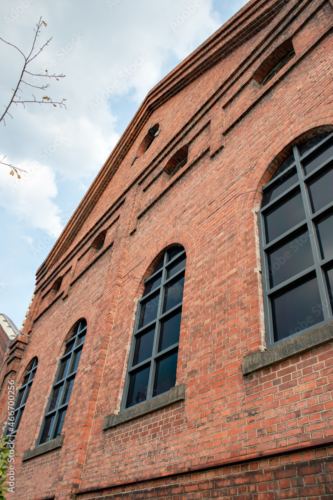 Brick warehouse of ex-thermal power plant in Amagasaki, Hyogo, Japan