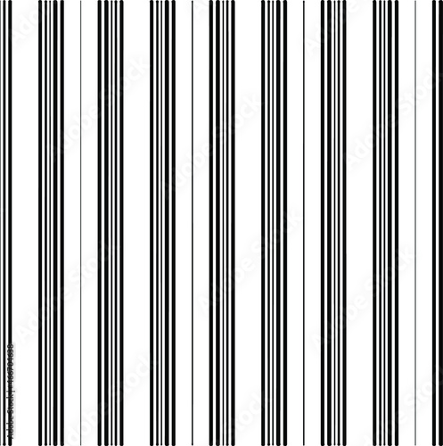Vector seamless pattern. Modern stylish texture. Composition from regularly repeating geometrical element. Monochrome, simple. Vector illustrations. Black and white pattern.