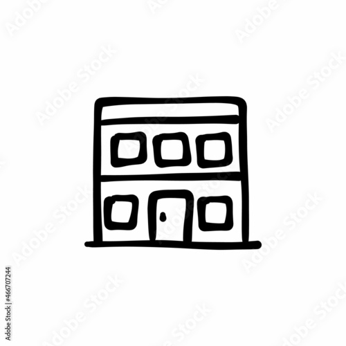 Принти на полотні Landmark icon in vector. Logotype - Doodle
