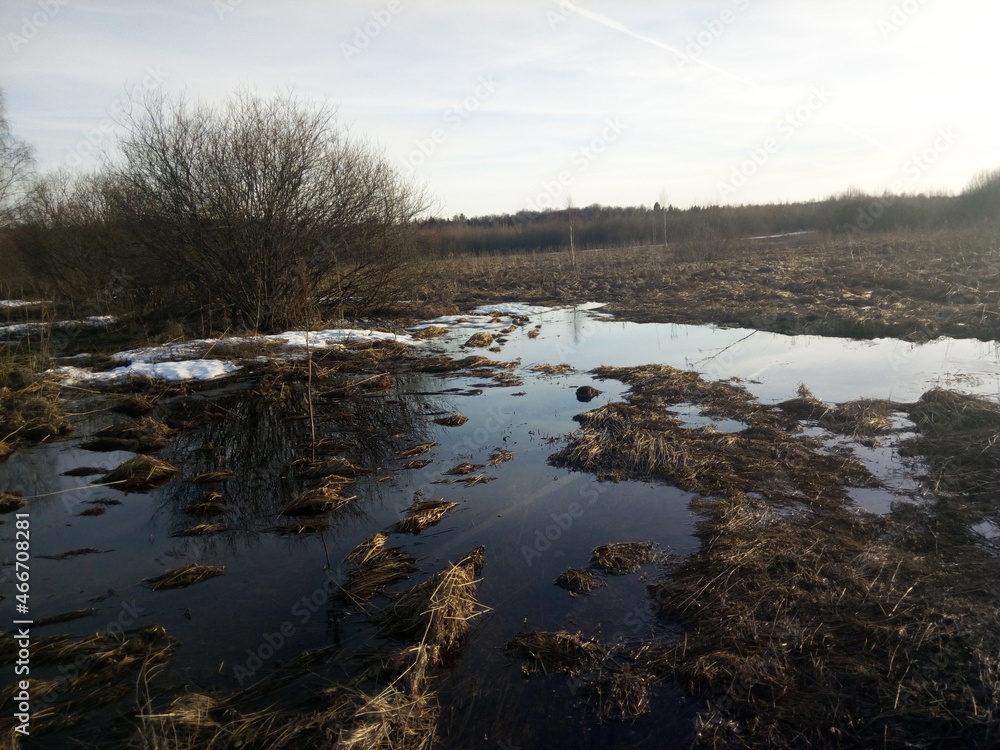 river in winter