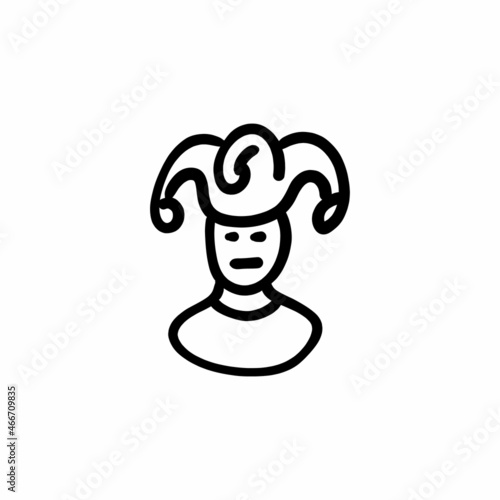 Prince icon in vector. Logotype - Doodle