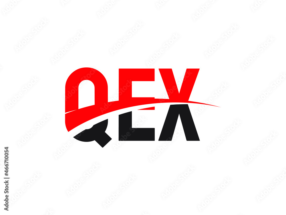 QEX Letter Initial Logo Design Vector Illustration QEX Letter Initial Logo Design Vector Illustration