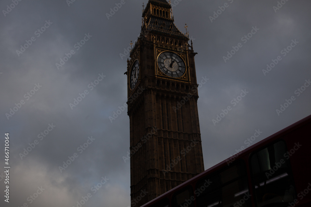 big ben clock tower, London, GB