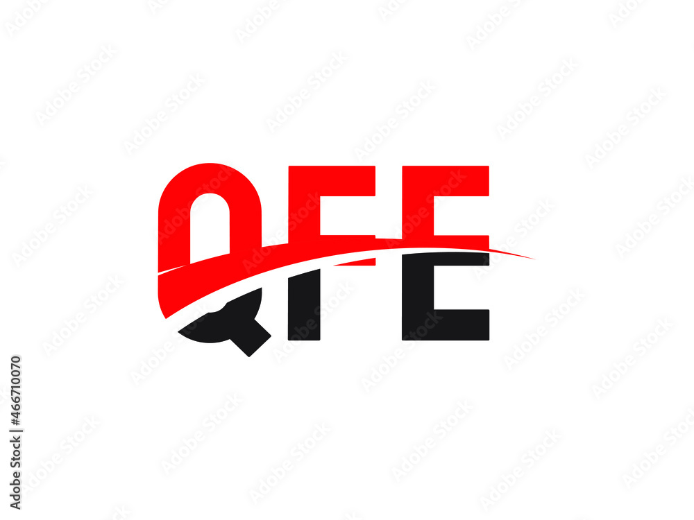 QFE Letter Initial Logo Design Vector Illustration QFE Letter Initial Logo Design Vector Illustration