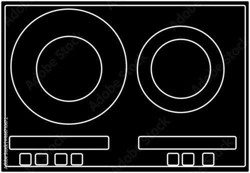 IHヒーターのイラスト素材