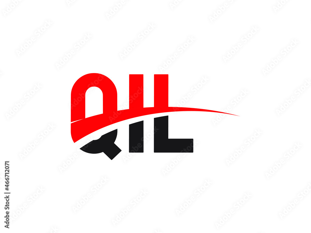 Obraz premium QIL Letter Initial Logo Design Vector Illustration