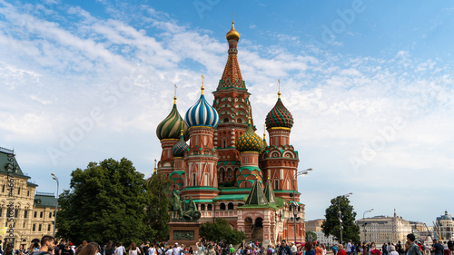 Moscow Basilius cathedral, russia