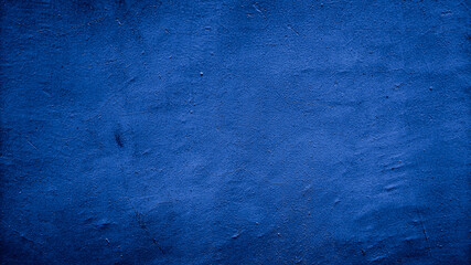 old blue texture background of wall cement
