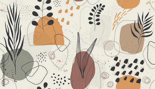 Floral organic seamless pat...