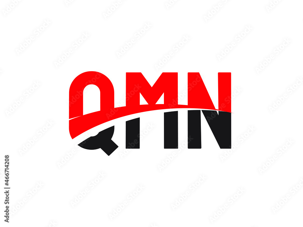 QMN Letter Initial Logo Design Vector Illustration
