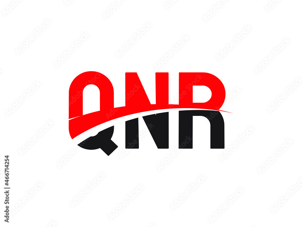 QNR Letter Initial Logo Design Vector Illustration QNR Letter Initial Logo Design Vector Illustration