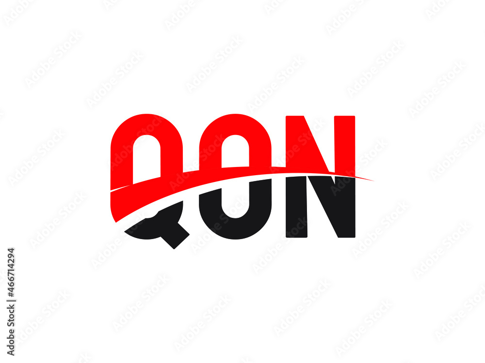 QON Letter Initial Logo Design Vector Illustration QON Letter Initial Logo Design Vector Illustration