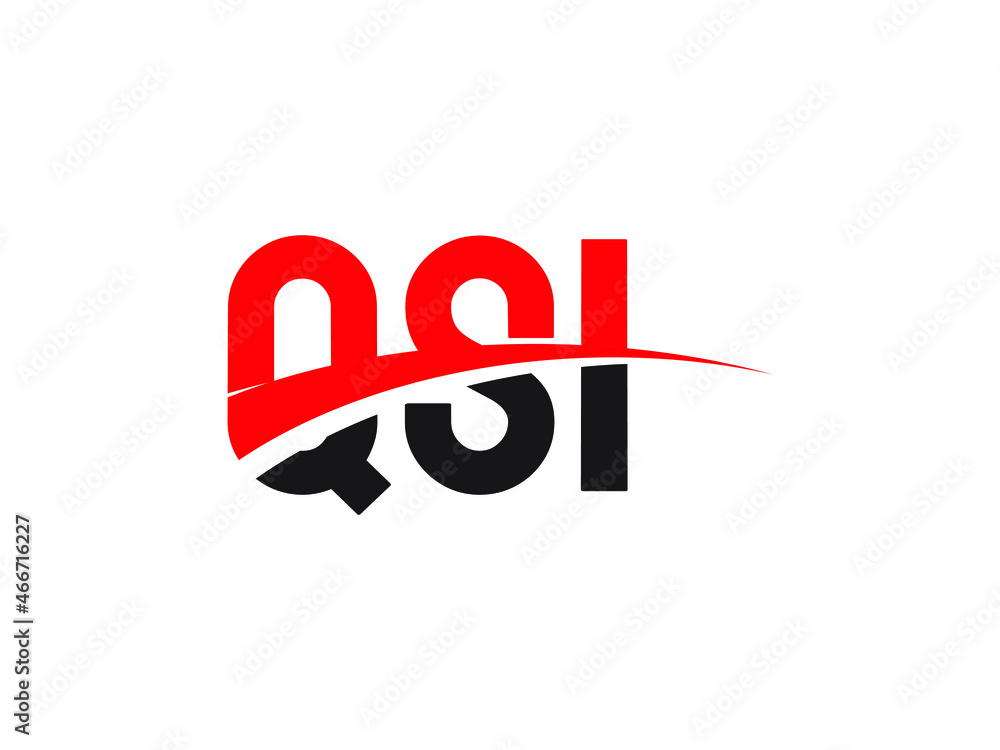 QSI Letter Initial Logo Design Vector Illustration QSI Letter Initial Logo Design Vector Illustration