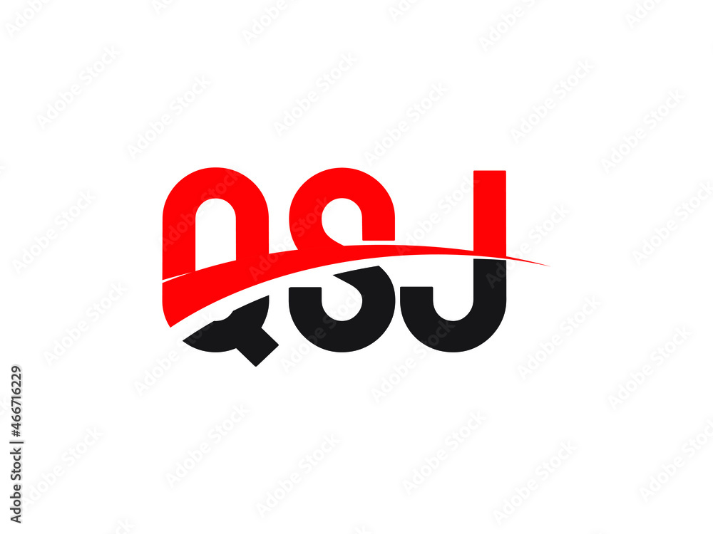 QSJ Letter Initial Logo Design Vector Illustration QSJ Letter Initial Logo Design Vector Illustration