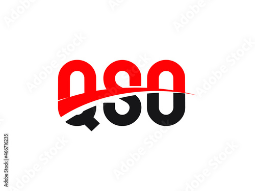 QSO Letter Initial Logo Design Vector Illustration photo