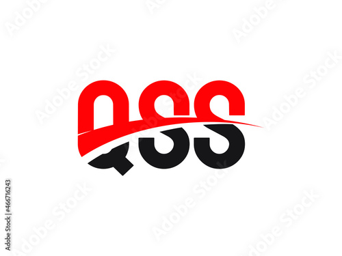 QSS Letter Initial Logo Design Vector Illustration