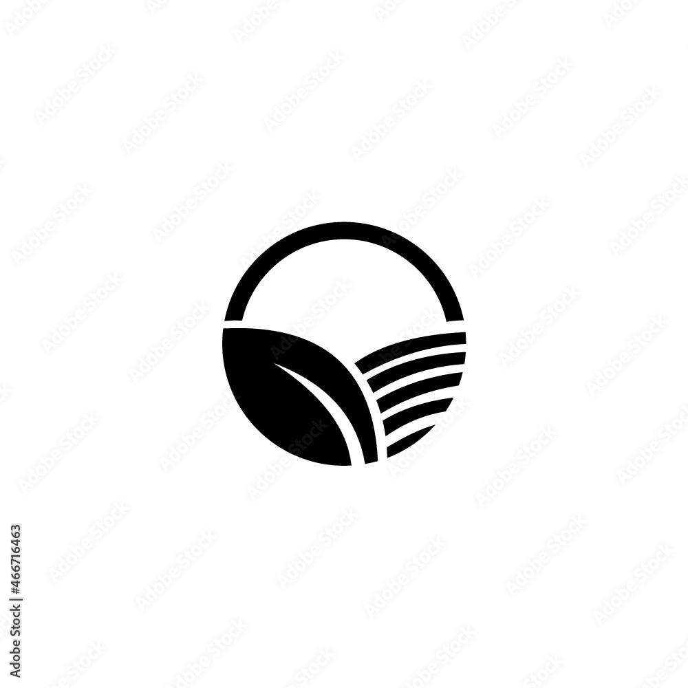 Leaf agriculture logo design Leaf agriculture logo design