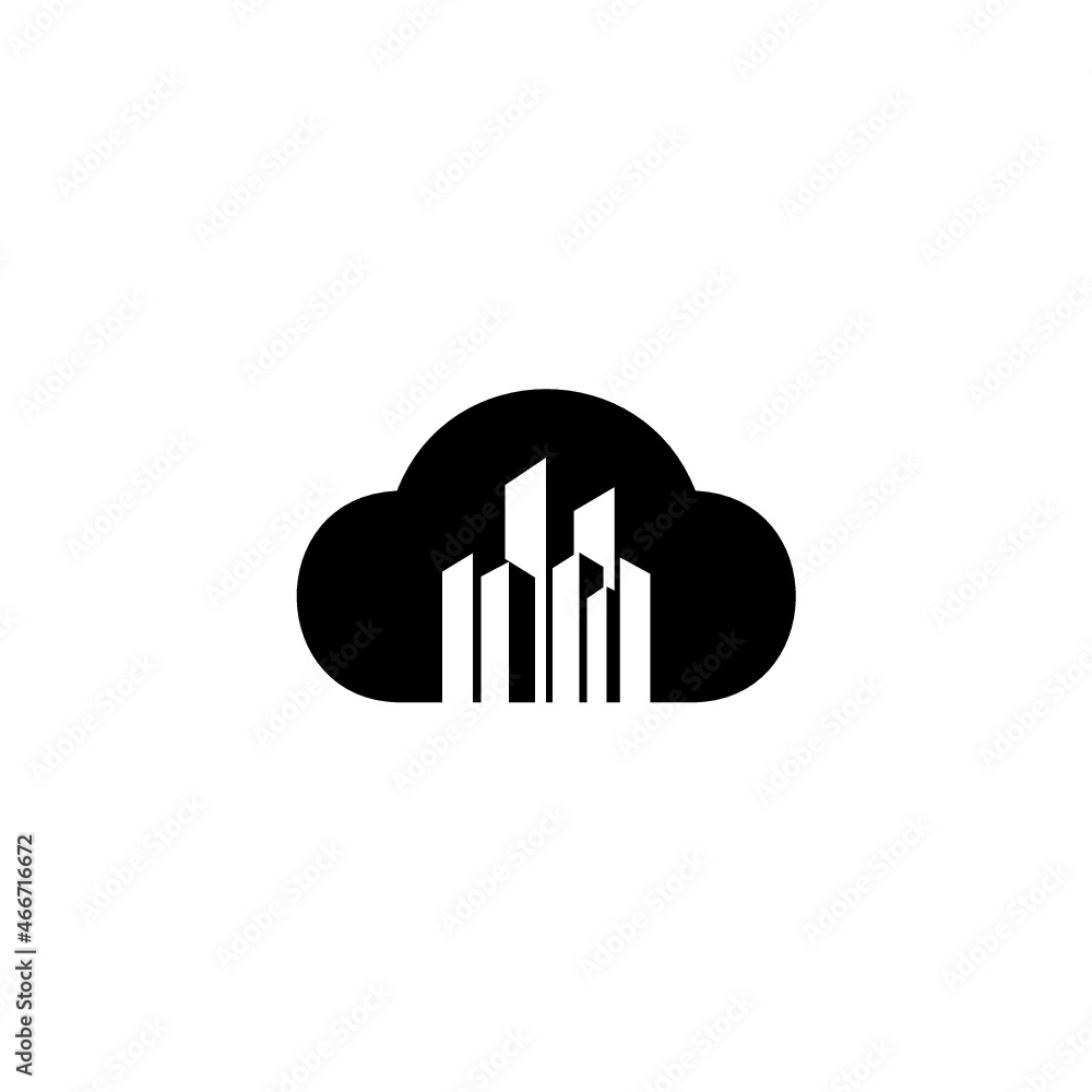 Building cloud logo design Building cloud logo design