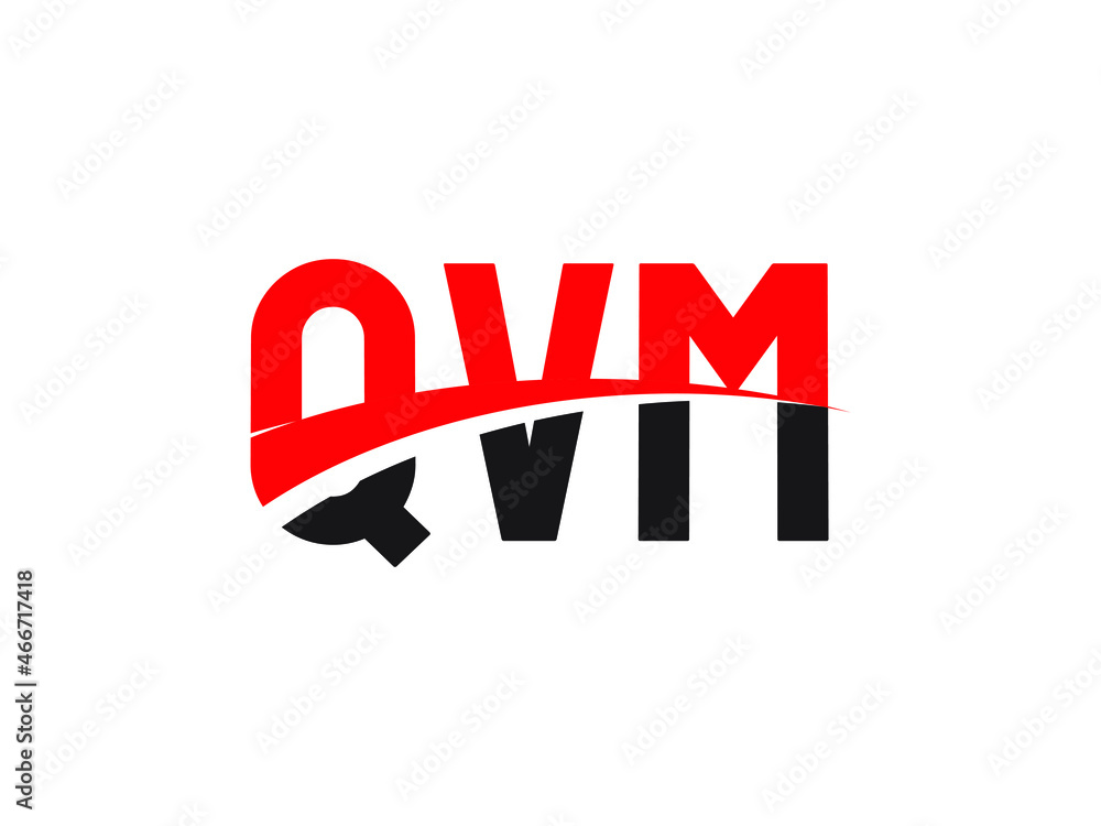 QVM Letter Initial Logo Design Vector Illustration QVM Letter Initial Logo Design Vector Illustration