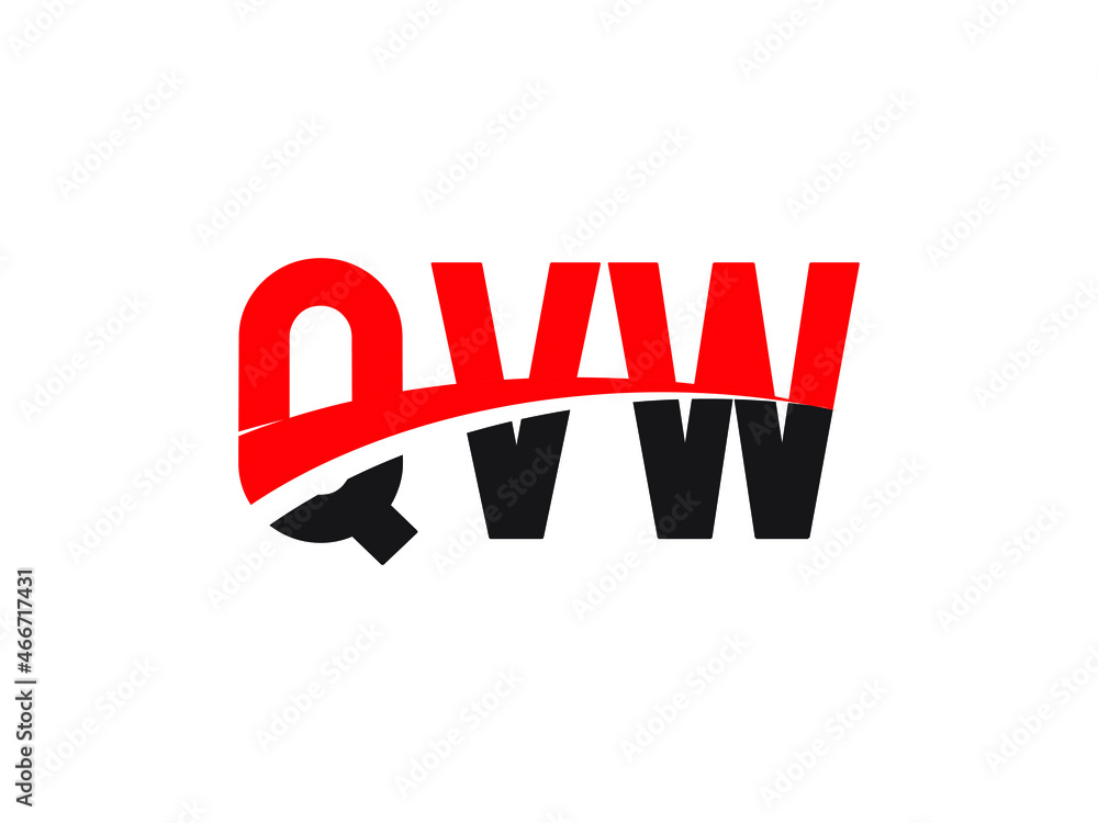 QVW Letter Initial Logo Design Vector Illustration QVW Letter Initial Logo Design Vector Illustration