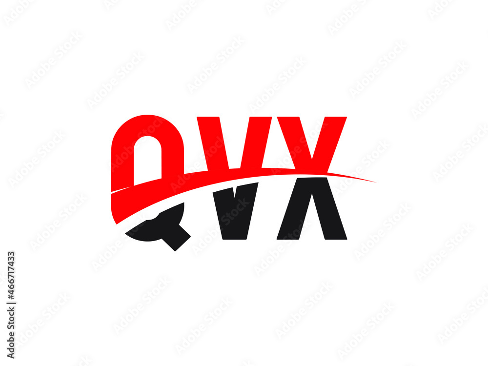 QVX Letter Initial Logo Design Vector Illustration QVX Letter Initial Logo Design Vector Illustration