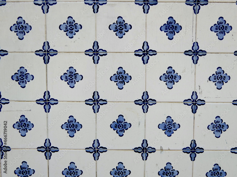 klassische Fliesen in Lissabon