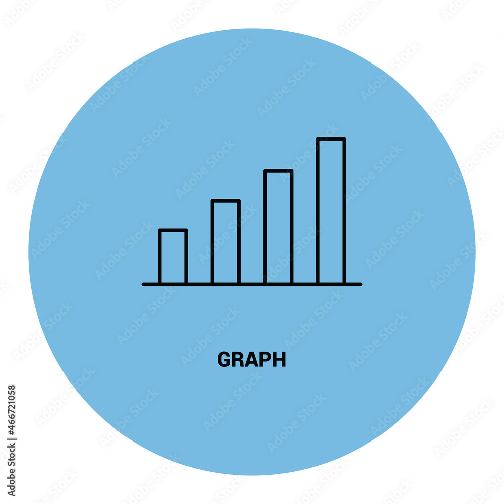 Graph icon vector illustration design Graph icon vector illustration design