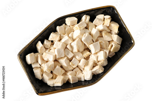 freeze dried cubed banana slices