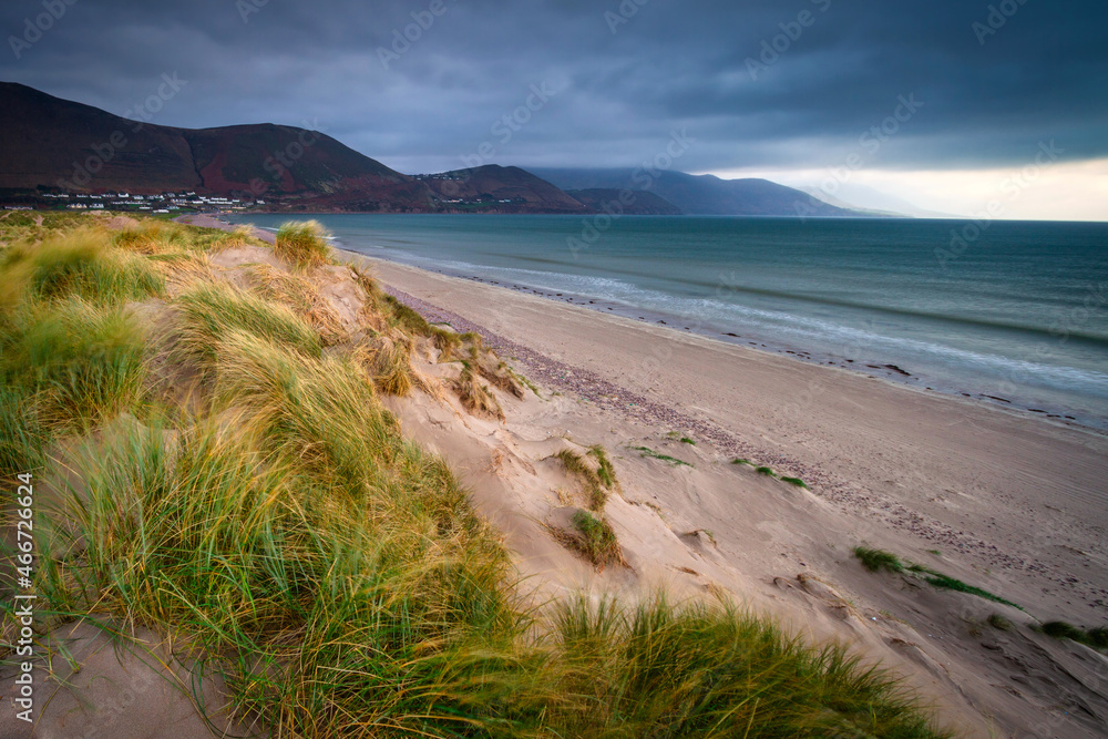 Beautiful Rossbeigh beach at dusk, Co. Kerry. Ireland