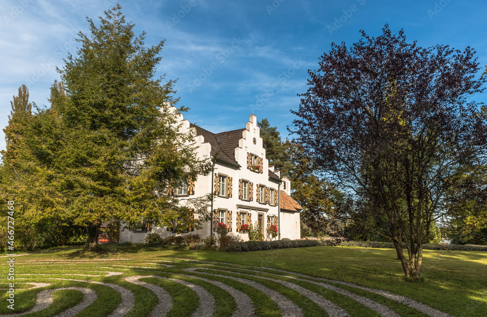 Kloster Werd auf der Insel Werd bei Stein am Rhein , Eschenz, Kanton Thurgau, Schweiz Kloster Werd auf der Insel Werd bei Stein am Rhein , Eschenz, Kanton Thurgau, Schweiz