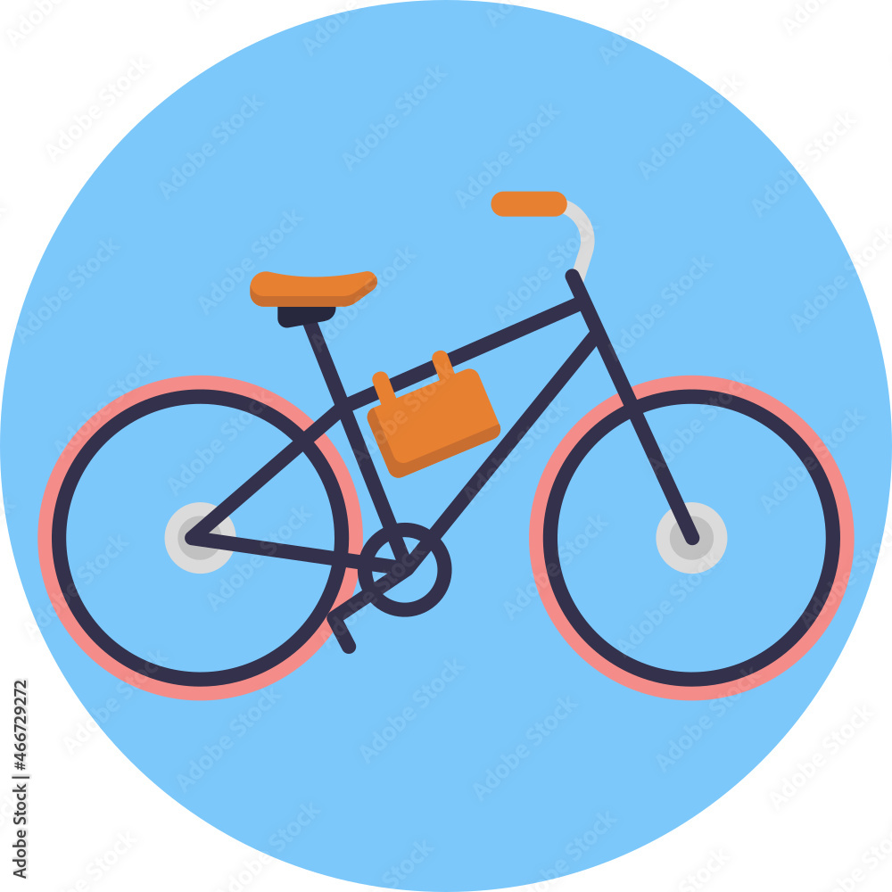 Fototapeta premium Bike and Bicycle Icon