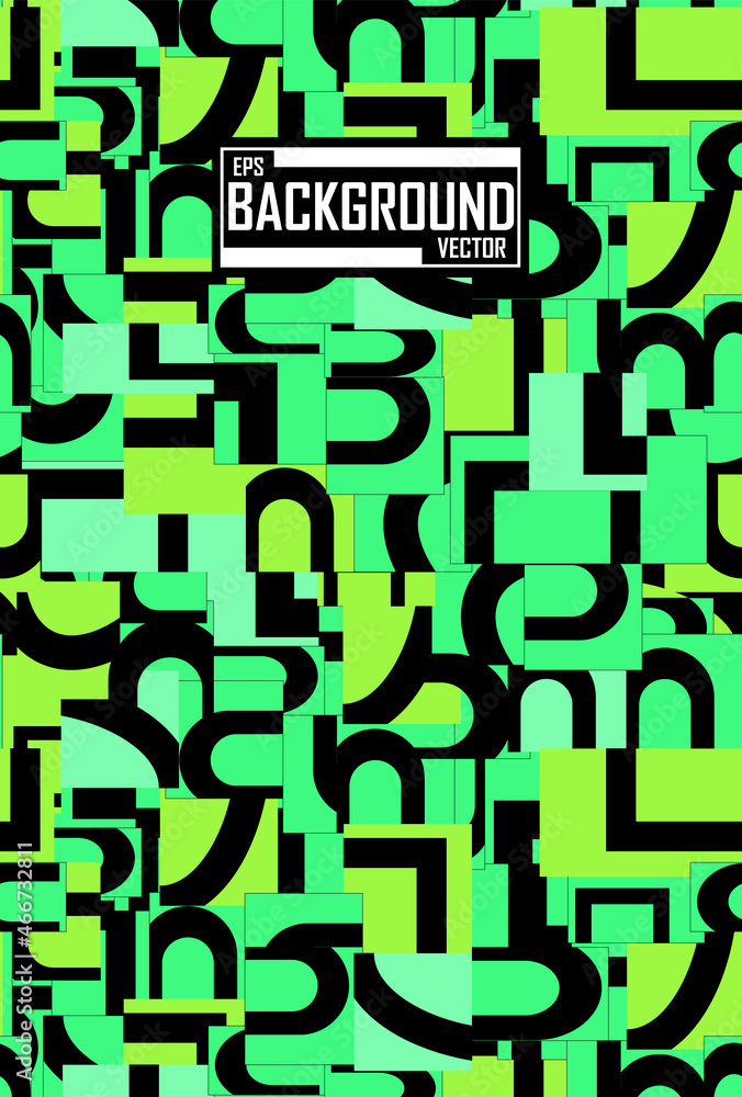 Obraz premium Abstract pattern with geometric concept