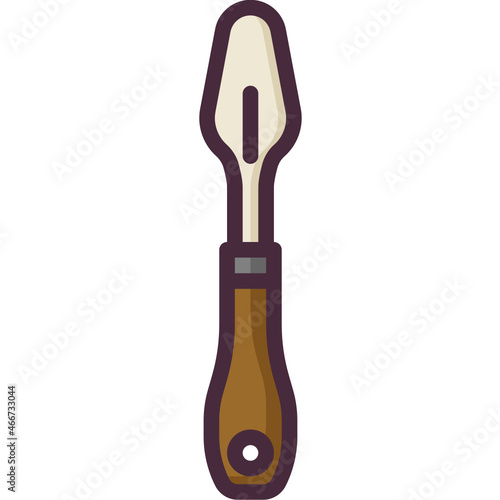 scraper line icon