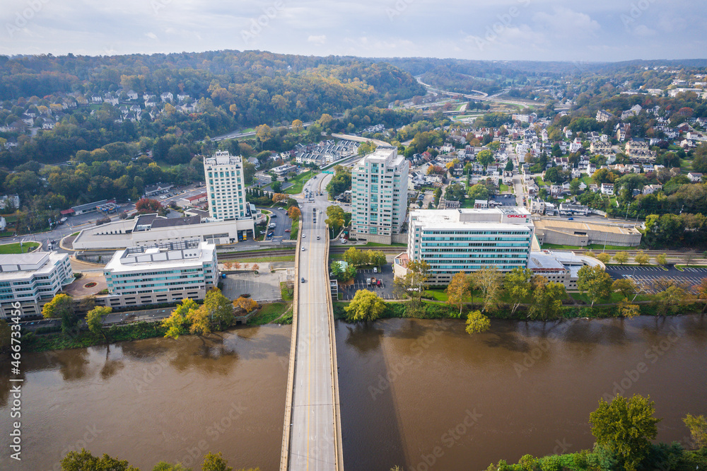 Aerial Drone of Conshohocken PA Aerial Drone of Conshohocken PA