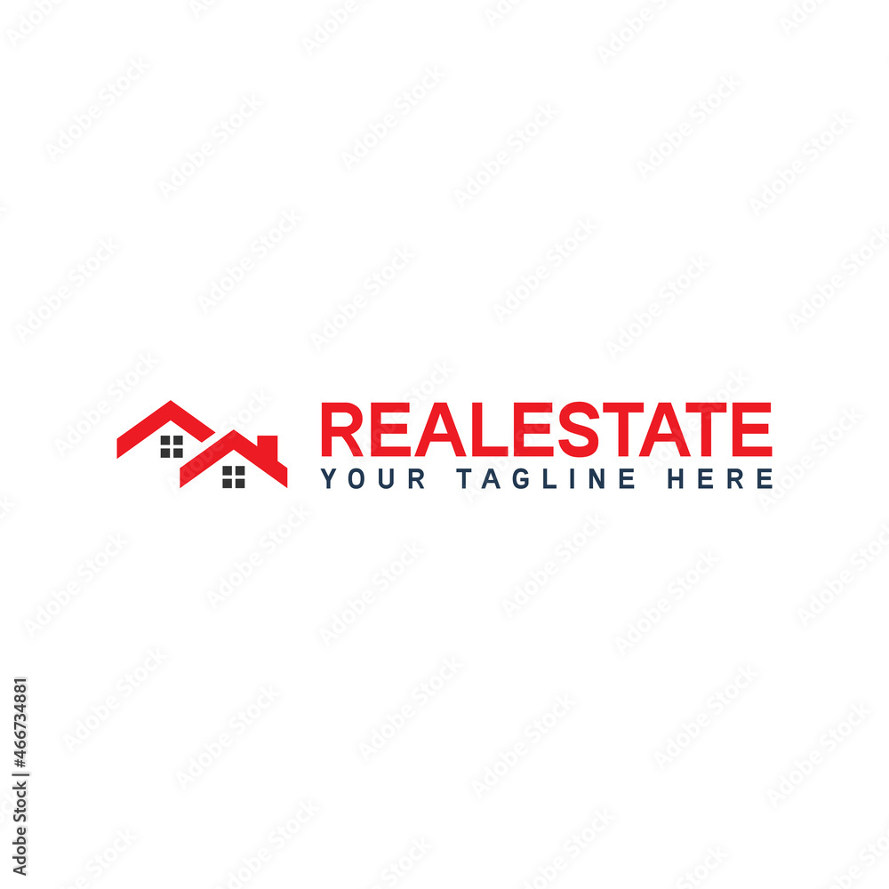real estate logo design. logo template